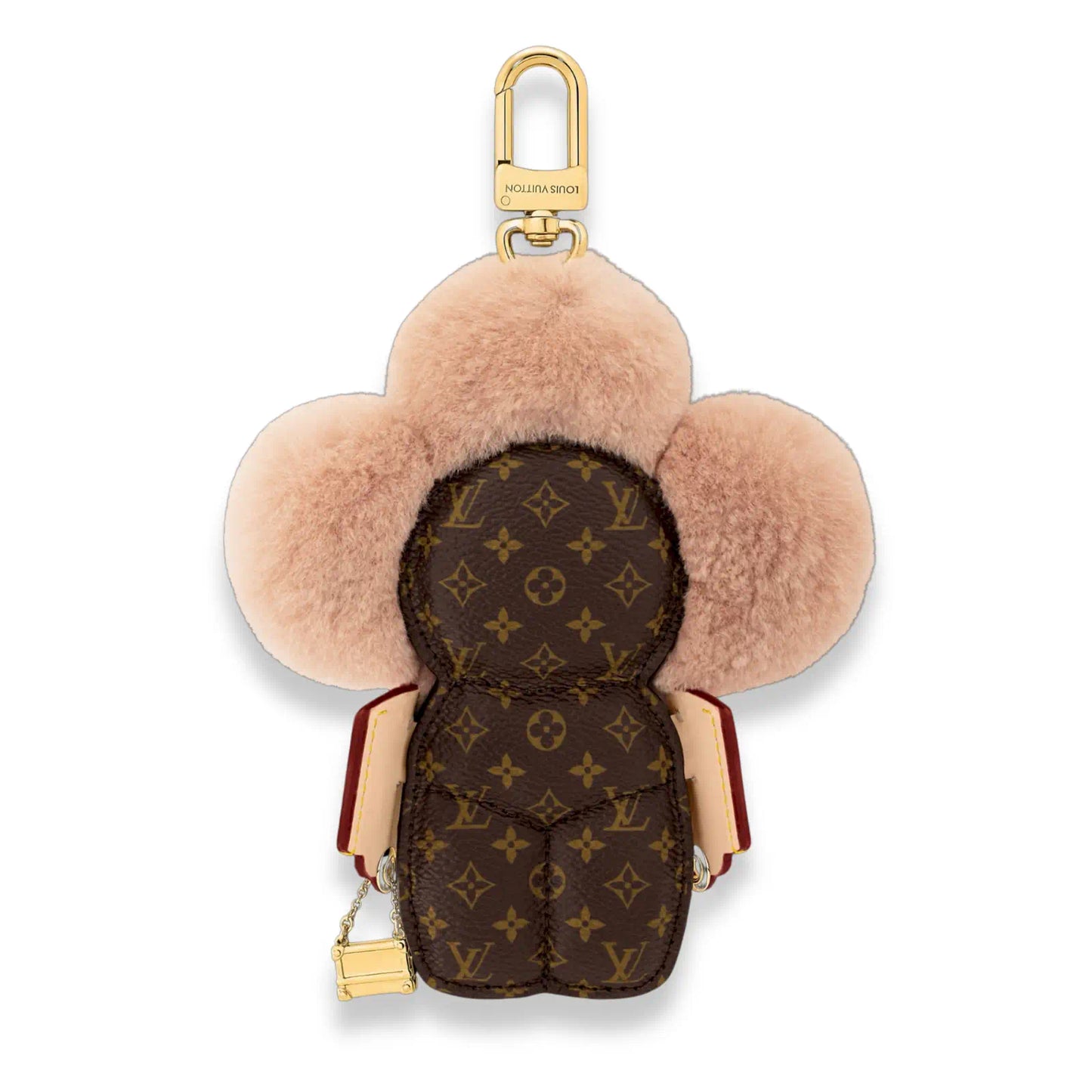 LOUIS VUITTON BROWN VIVIENNE FASHIONISTA BAG CHARM
