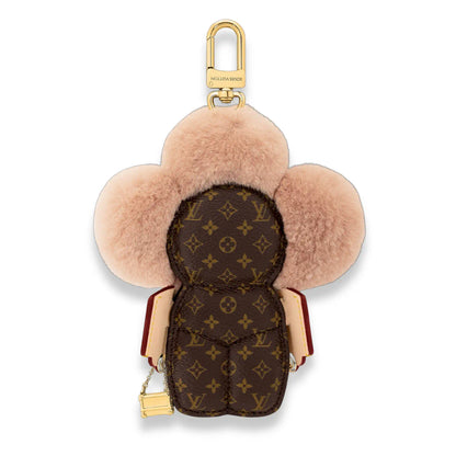 LOUIS VUITTON BROWN VIVIENNE FASHIONISTA BAG CHARM