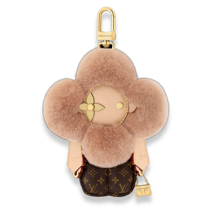 LOUIS VUITTON BROWN VIVIENNE FASHIONISTA BAG CHARM