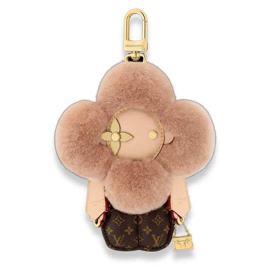 LOUIS VUITTON BROWN VIVIENNE FASHIONISTA BAG CHARM