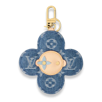 LOUIS VUITTON DENIM VIVIENNE BAG CHARM