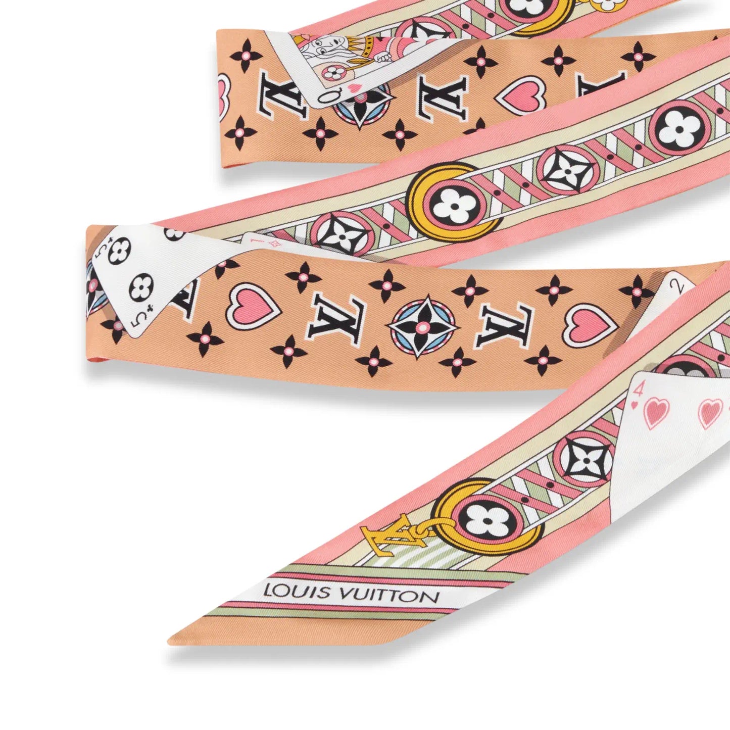 LOUIS VUITTON LV CARD GAME BB SCARF