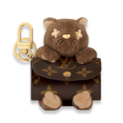 LOUIS VUITTON LV CUTE CAT AIRPODS CASE / BAG CHARM