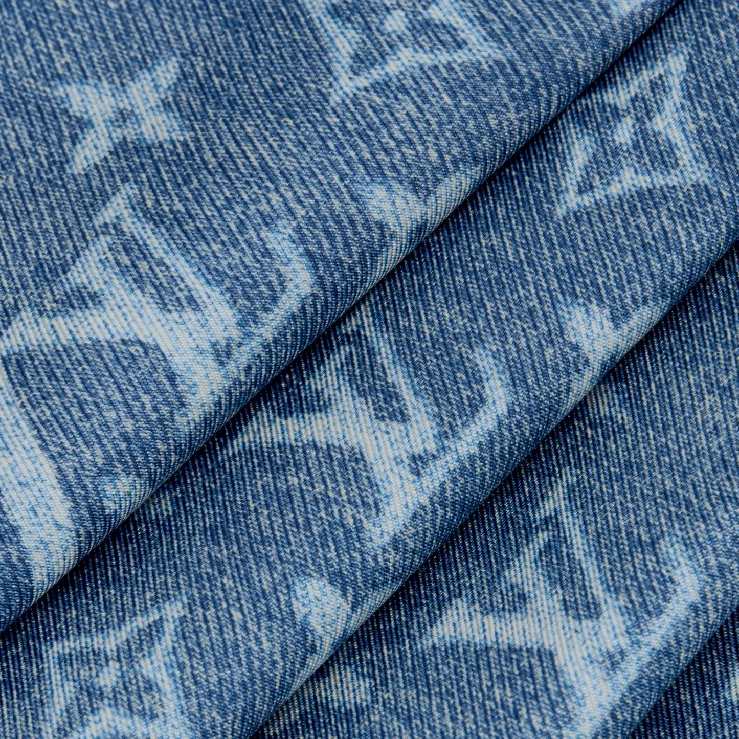 LOUIS VUITTON LV DENIM STAMP 90 SILK SCARF