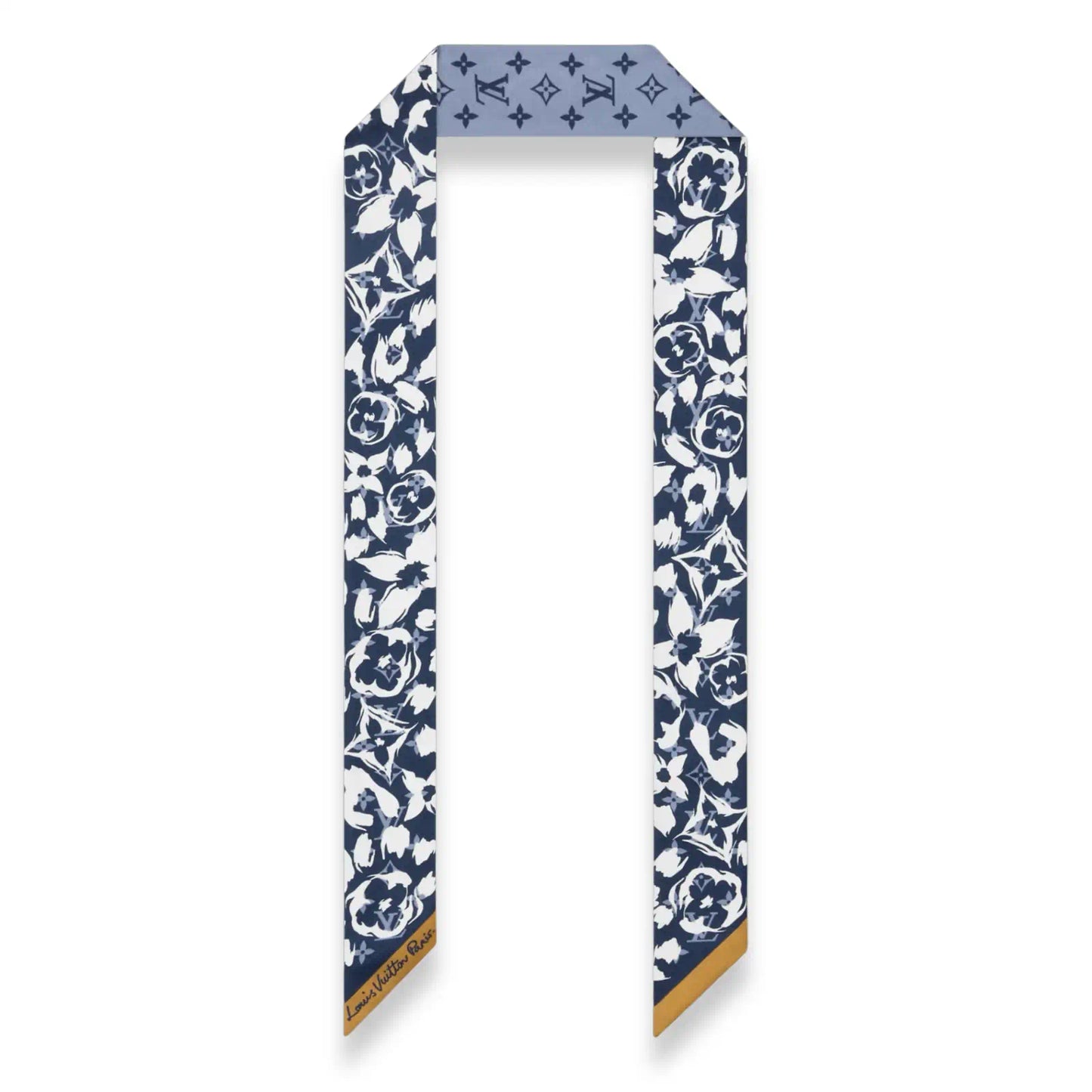 LOUIS VUITTON BLUE LV SAFARI BB SCARF