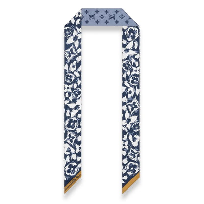 LOUIS VUITTON BLUE LV SAFARI BB SCARF