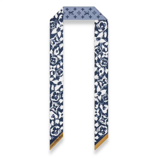 LOUIS VUITTON BLUE LV SAFARI BB SCARF