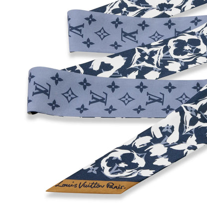 LOUIS VUITTON BLUE LV SAFARI BB SCARF
