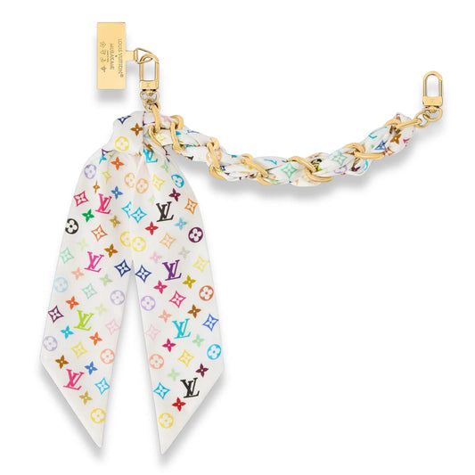 LOUIS VUITTON MULTICOLOR FOULARD CHAIN LV X TM BAG CHARM