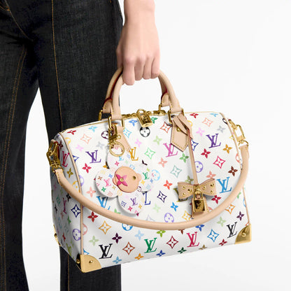 LOUIS VUITTON MULTICOLOR VIVIENNE HEAD LV X TM BAG CHARM