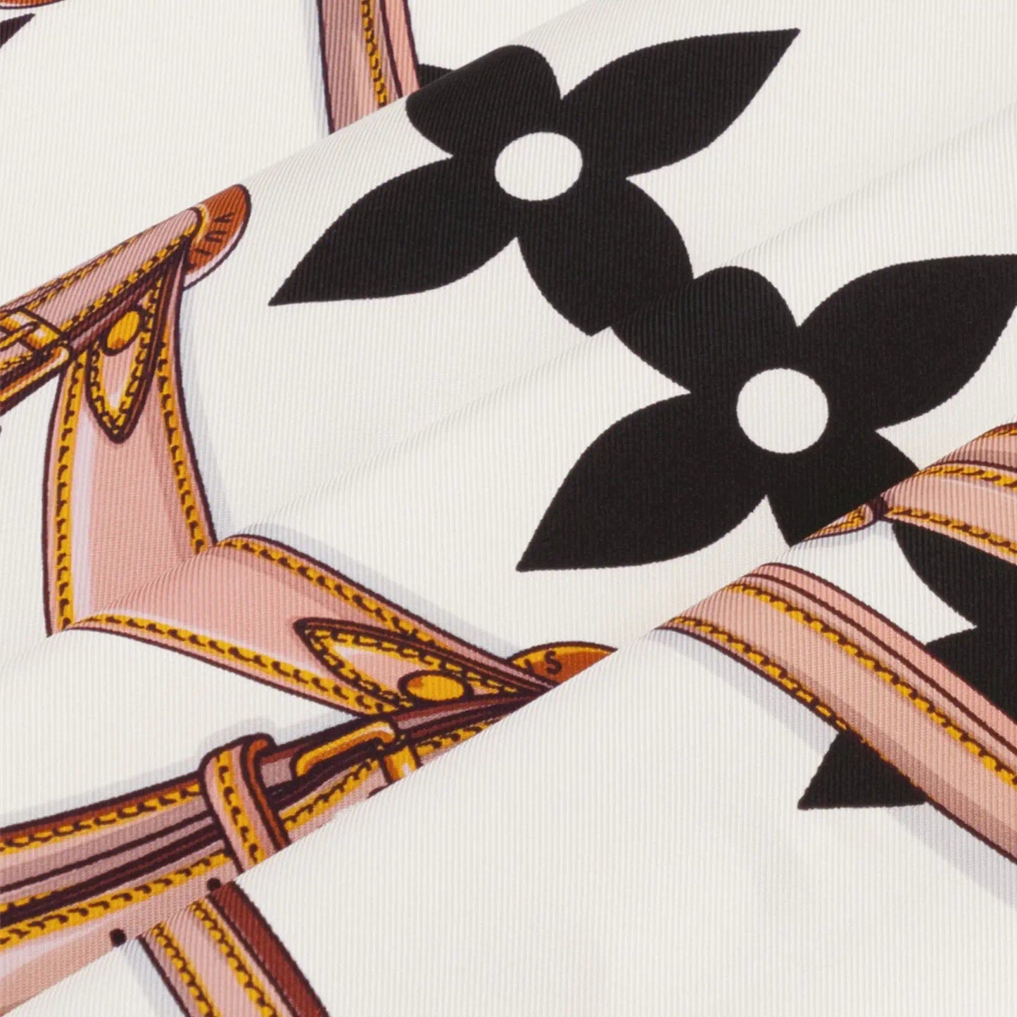 LOUIS VUITTON NOIR ULTIMATE MONOGRAM 90 SILK SCARF