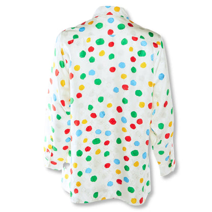 LOUIS VUITTON X YAYOI KUSAMA POLKA DOT SILK SHIRT