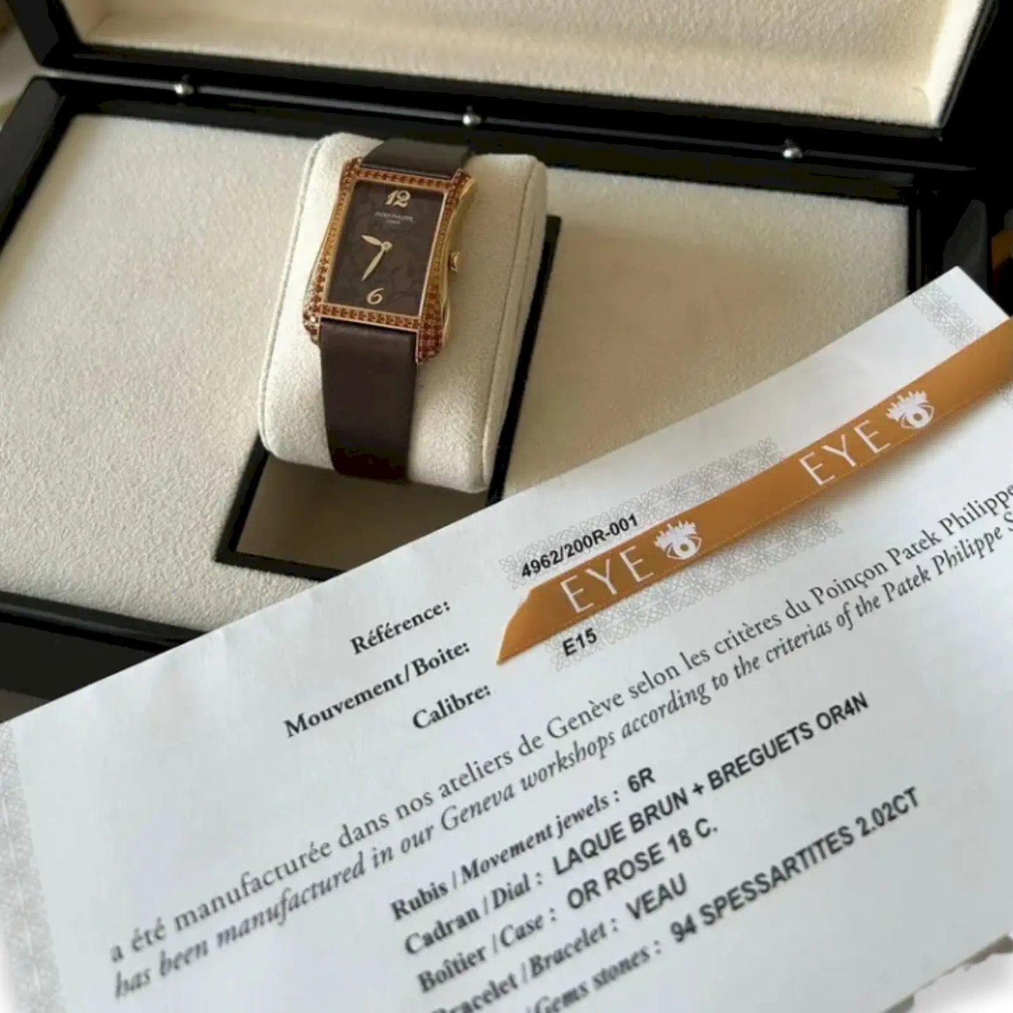 PATEK PHILIPPE GONDOLO SERATA ROSE GOLD WATCH