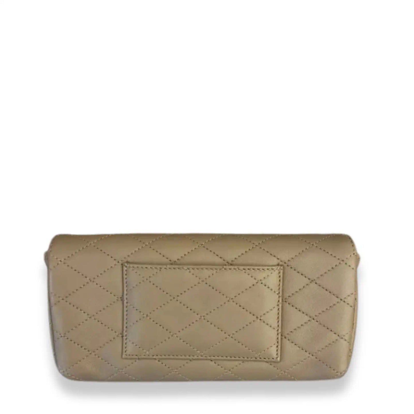 SAINT LAURENT BEIGE MONOGRAM CHAIN WALLET
