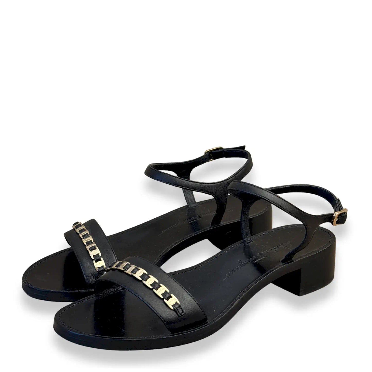 SALVATORE FERRAGAMO BLACK SANDALS