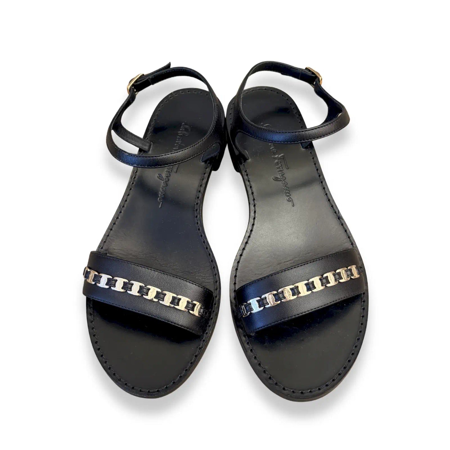 SALVATORE FERRAGAMO BLACK SANDALS