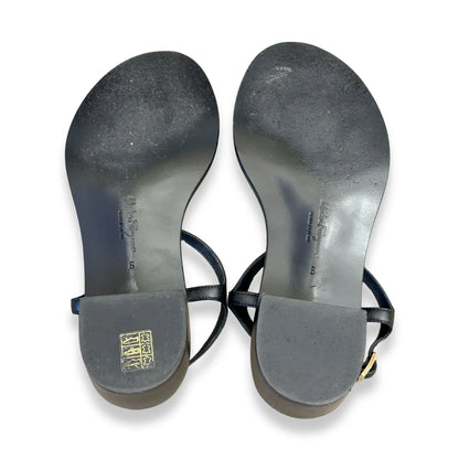 SALVATORE FERRAGAMO BLACK SANDALS