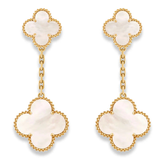 VAN CLEEF ARPELS MAGIC ALHAMBRA 2 MOTIFS EARRINGS