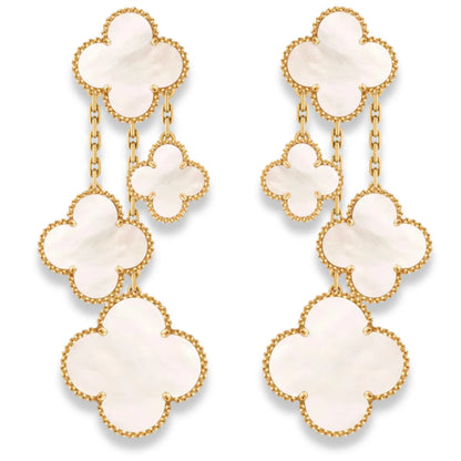 VAN CLEEF ARPELS MAGIC ALHAMBRA 4 MOTIFS EARRINGS