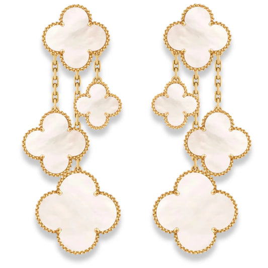 VAN CLEEF ARPELS MAGIC ALHAMBRA 4 MOTIFS EARRINGS
