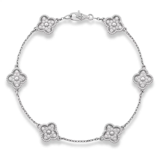 VAN CLEEF ARPELS SWEET ALHAMBRA 6 MOTIFS BRACELET