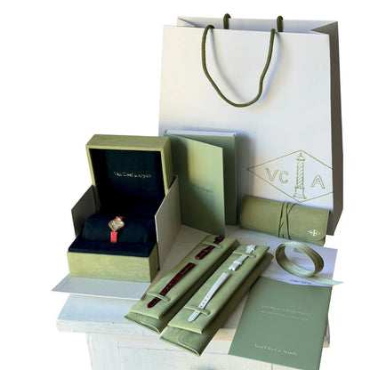 VAN CLEEF & ARPELS SWEET ALHAMBRA ROSE GOLD WATCH