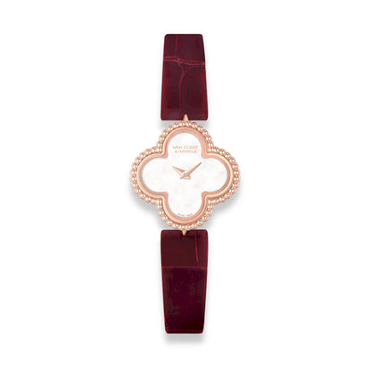 VAN CLEEF & ARPELS SWEET ALHAMBRA ROSE GOLD WATCH