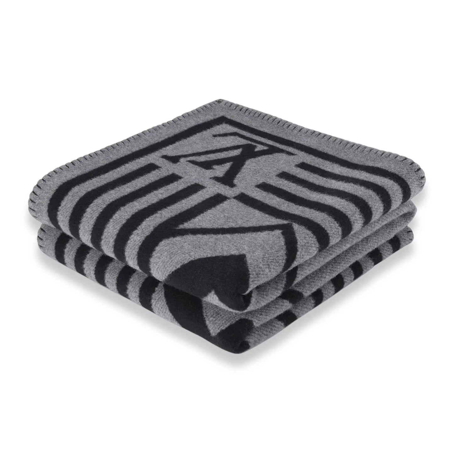 LOUIS VUITTON GREY LV SUMMIT BLANKET