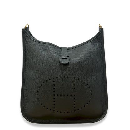 HERMÈS VERT MANGROVE EVELYNE 29 BAG