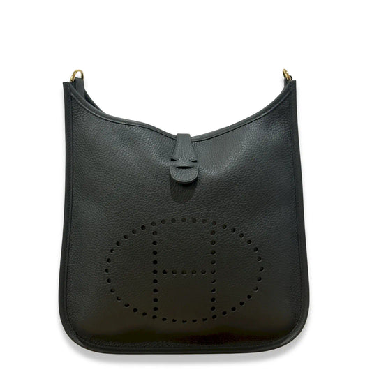 HERMÈS VERT MANGROVE EVELYNE 29 BAG