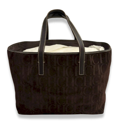 CAROLINA HERRERA BROWN TOTE BAG