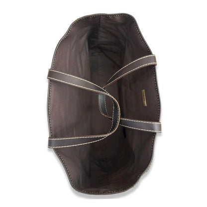 CAROLINA HERRERA BROWN TOTE BAG