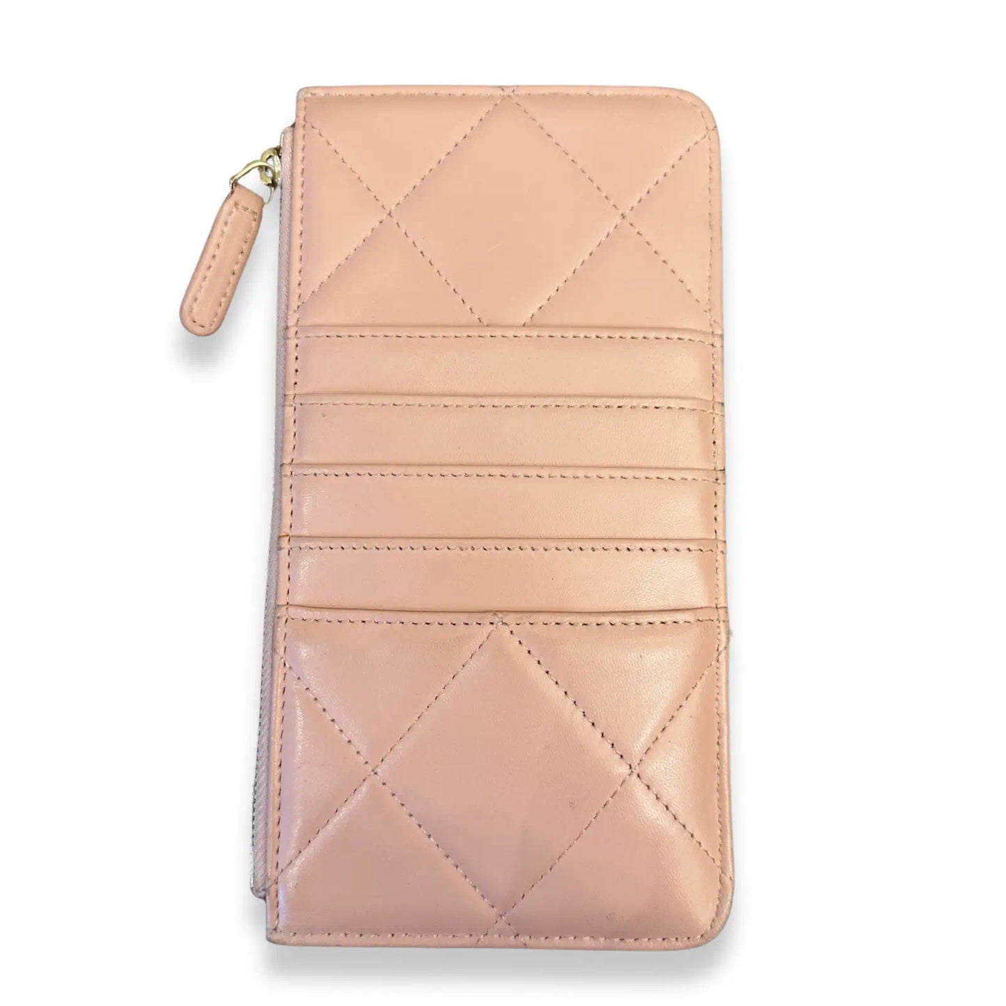 CHANEL 19 PINK PHONE CARD HOLDER
