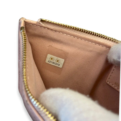 CHANEL 19 PINK PHONE CARD HOLDER