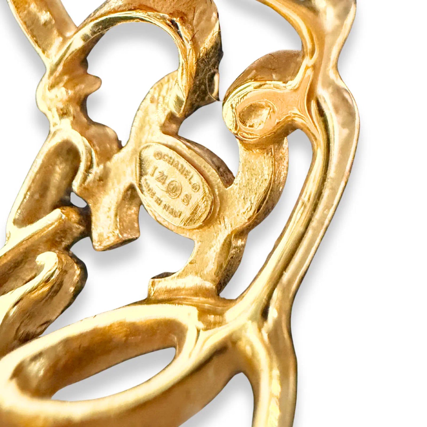 CHANEL GOLD LOVE CRYSTALS RING
