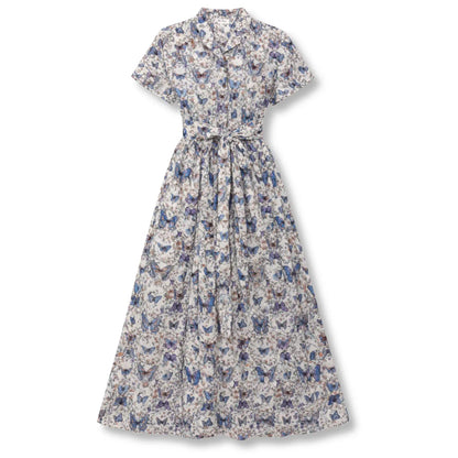 DIOR BUTTERFLIES PATTERN DRESS