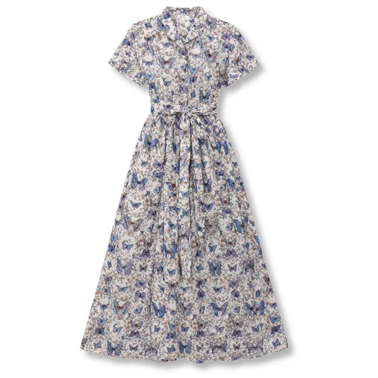 DIOR BUTTERFLIES PATTERN DRESS