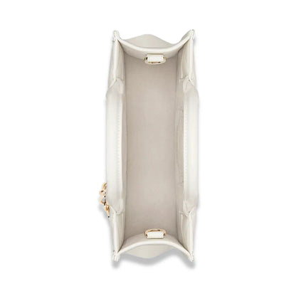 DIOR WHITE BOOK TOTE MINI BAG