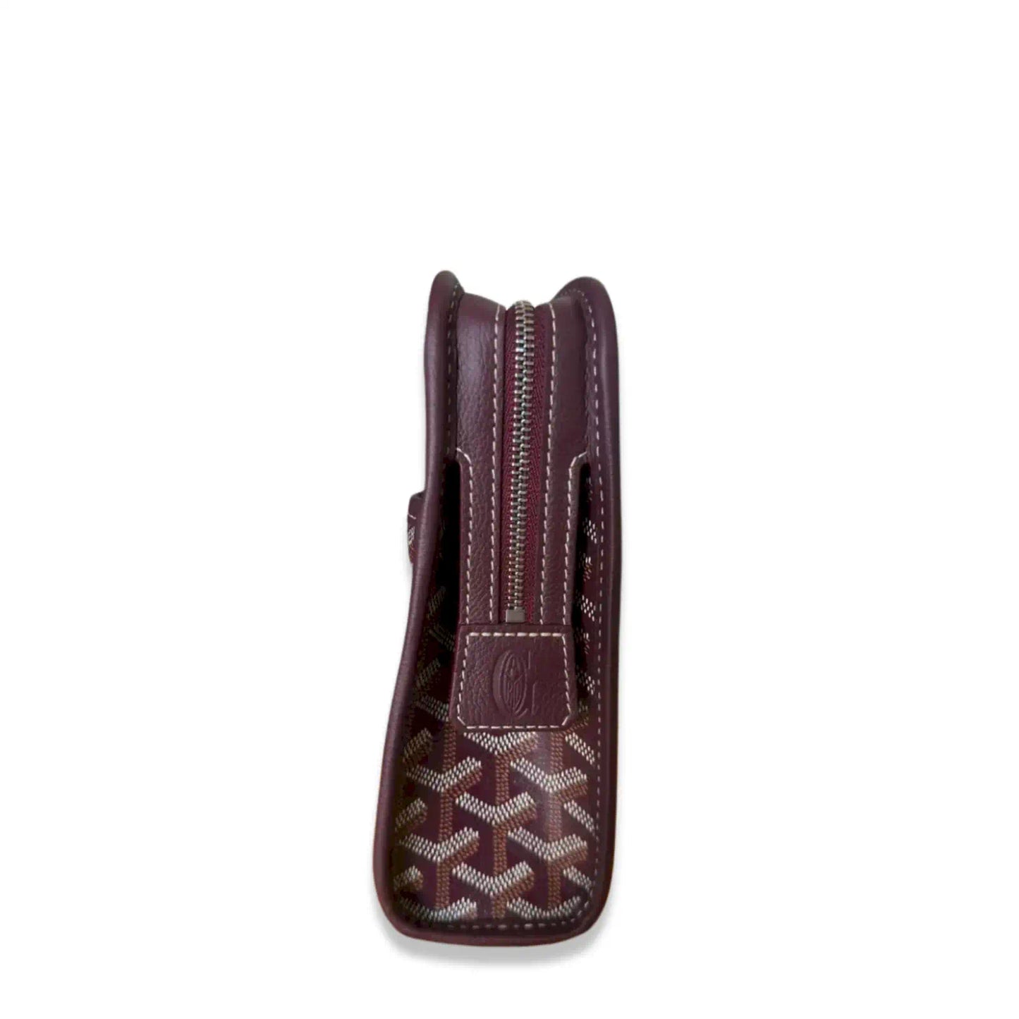GOYARD BURGUNDY GOYARDINE JOUVENCE TOILERY POUCH