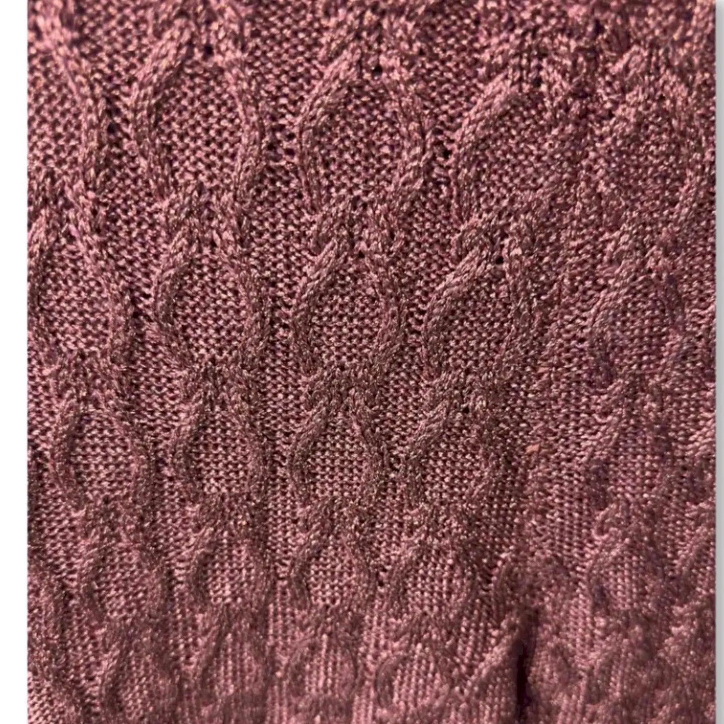 GUCCI ANTIQUE ROSE KNIT FLARED PANTS