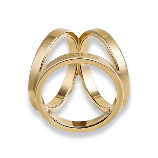 HERMÈS PERMABRASS CARRÉ 90 TRIO SCARF RING