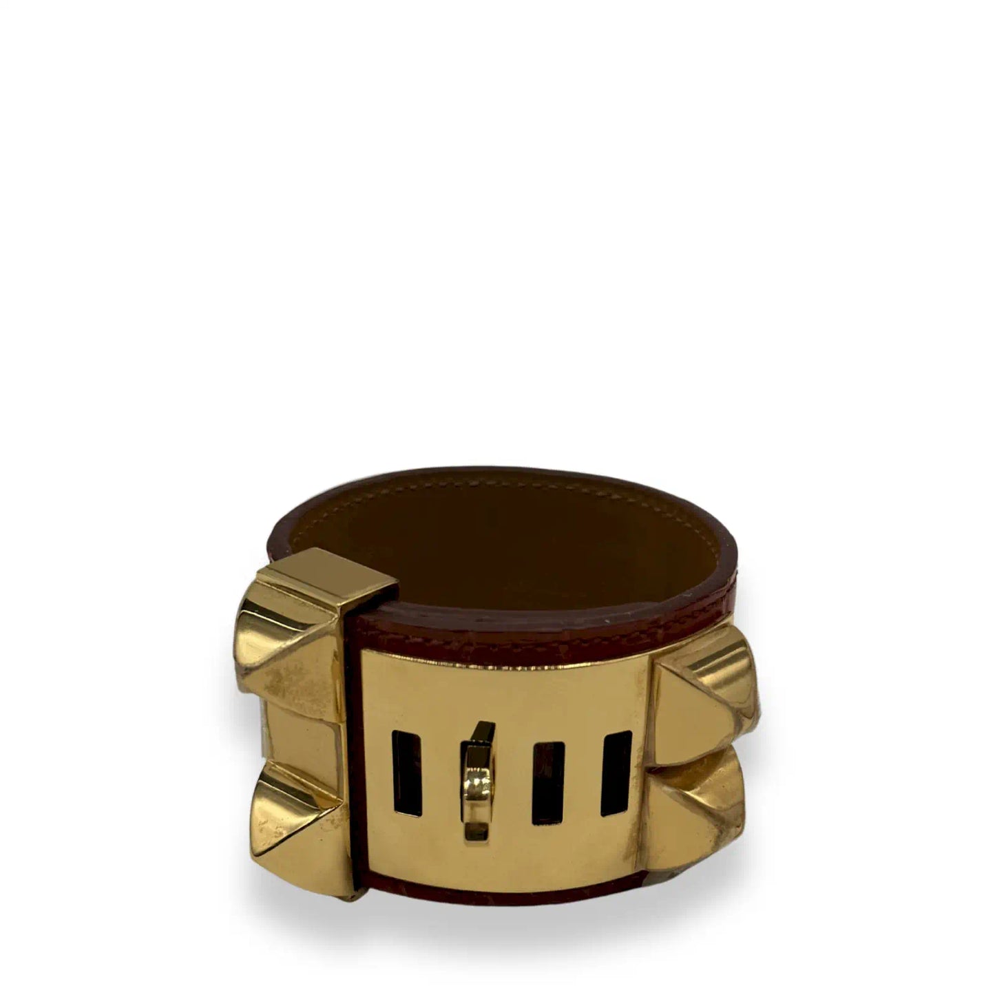 HERMÈS SANGUINE ALLIGATOR COLLIER DE CHIEN BRACELET