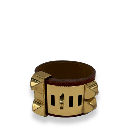 HERMÈS SANGUINE ALLIGATOR COLLIER DE CHIEN BRACELET