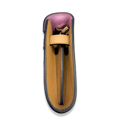 HERMÈS VERSO CHAI/PINK KELLY TO GO BAG