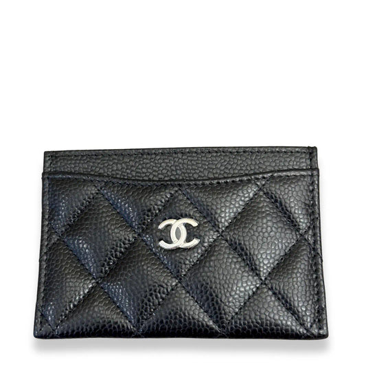 CHANEL BLACK CLASSIC CARD HOLDER