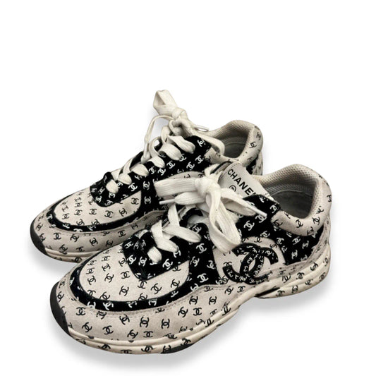 CHANEL MONOGRAM CC SNEAKERS
