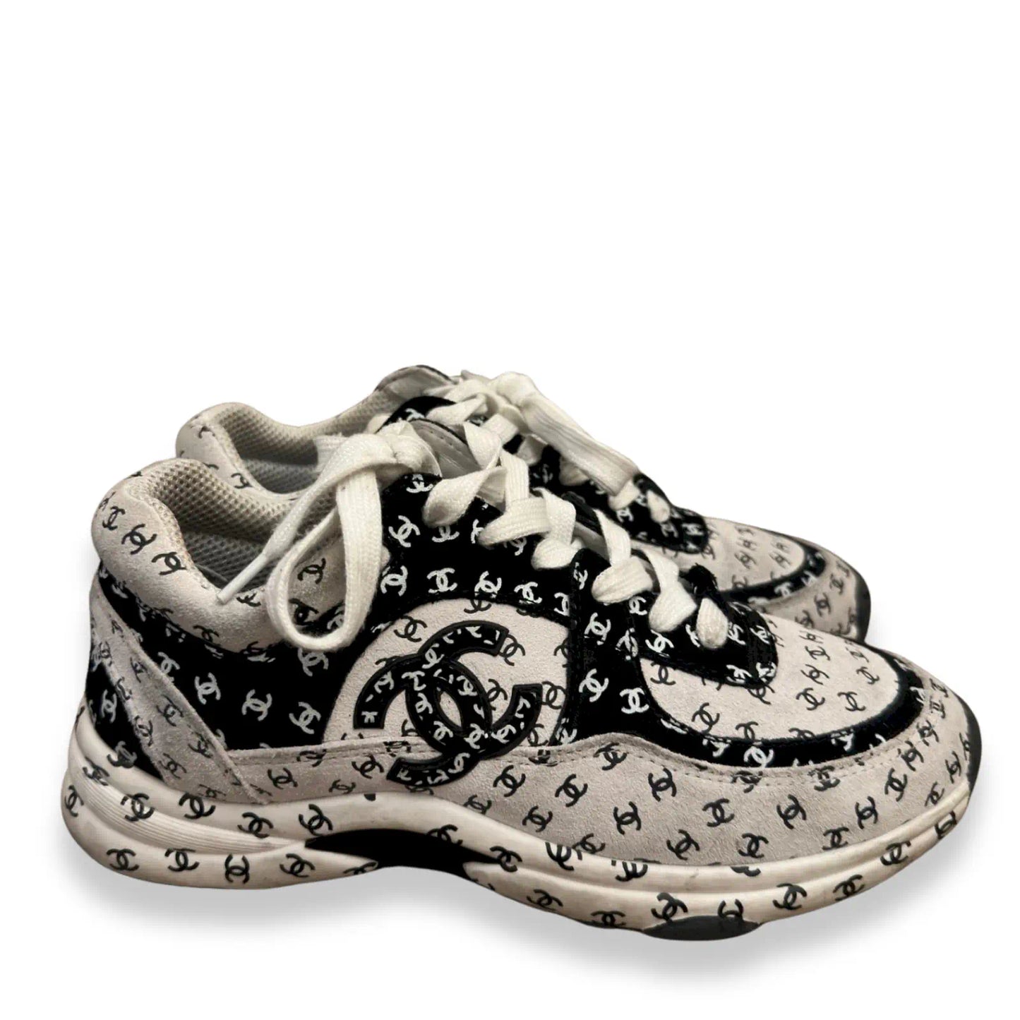 CHANEL MONOGRAM CC SNEAKERS