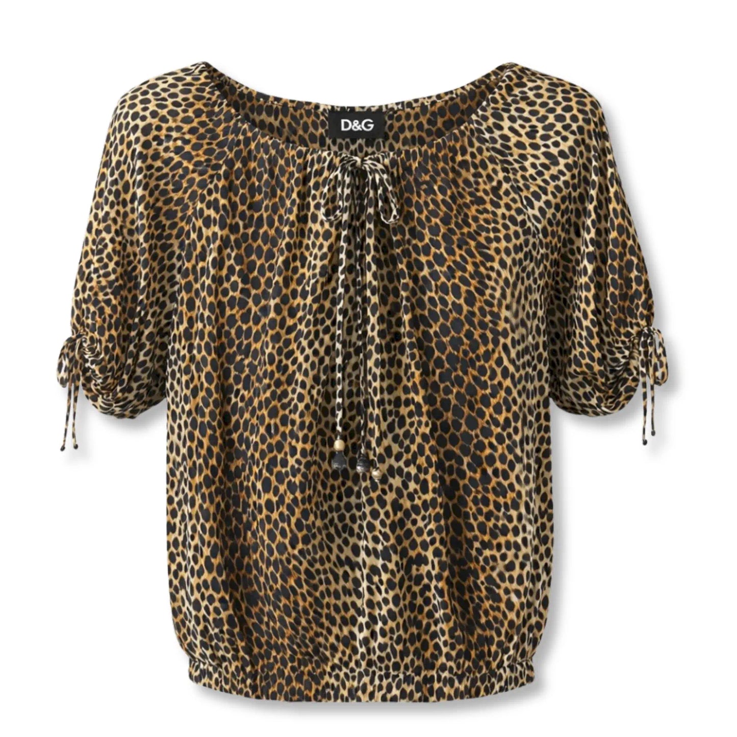 DOLCE GABBANA LEOPARD BLOUSE