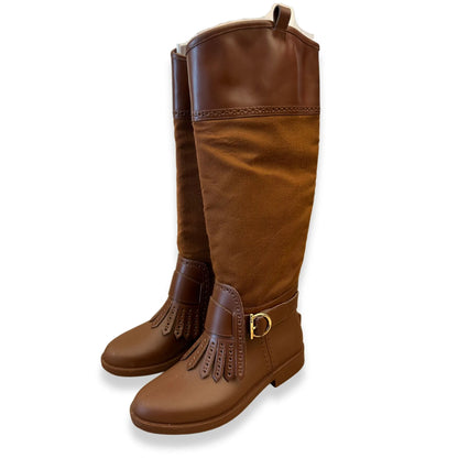 BOTAS MARRONES SALVATORE FERRAGAMO