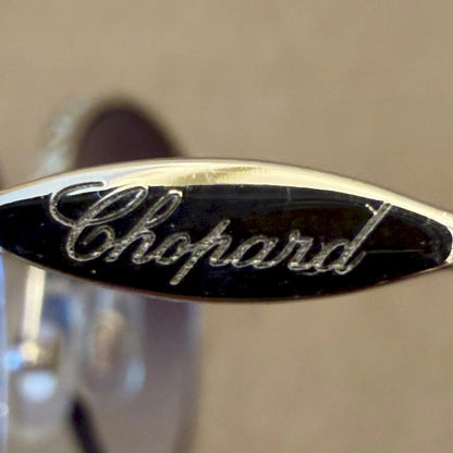 CHOPARD GOLD ROUND SUNGLASSES